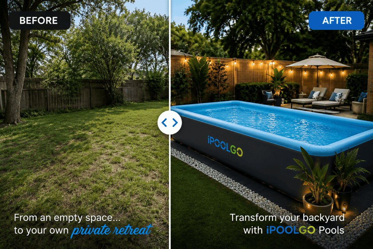 Backyard Transformation with IPoolgo pool